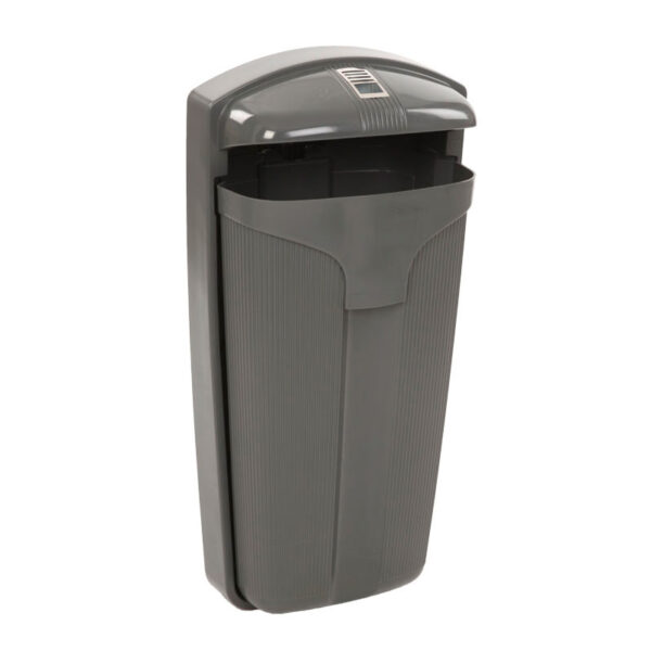 Afvalbak Cibeles 50 liter grijs - VB 061594