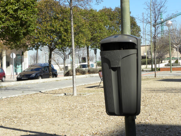 Afvalbak Cibeles 50 liter grijs - VB 061594 - Afbeelding 5