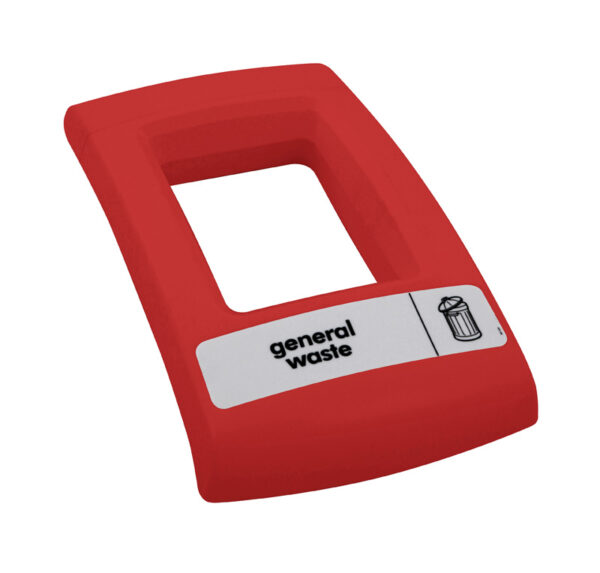 Open deksel Envirobin rood - VB 063888