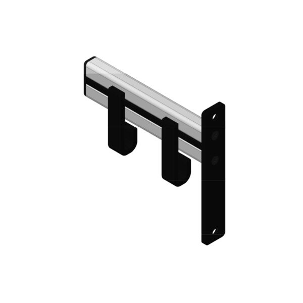 Pro-line Wandgarderobe 2 hangers grijs, zwart - VB 184057 - Afbeelding 5