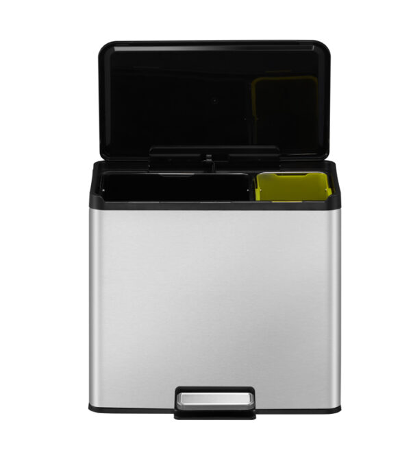 Essential 2 Recycler pedaalemmer 20+9 liter mat RVS - VB 822829 - Afbeelding 3