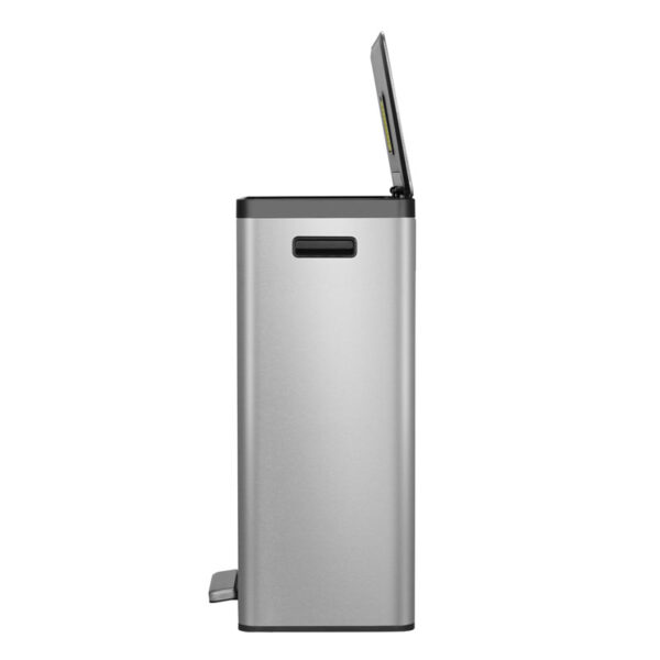 EcoCasa 2 pedaalemmer 30 liter mat RVS - VB 913830 - Afbeelding 4