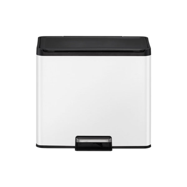 Essential 2 Recycler pedaalemmer 20+9 liter wit - VB 822829