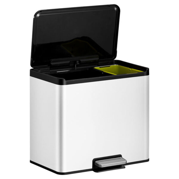 Essential 2 Recycler pedaalemmer 20+9 liter wit - VB 822829 - Afbeelding 2