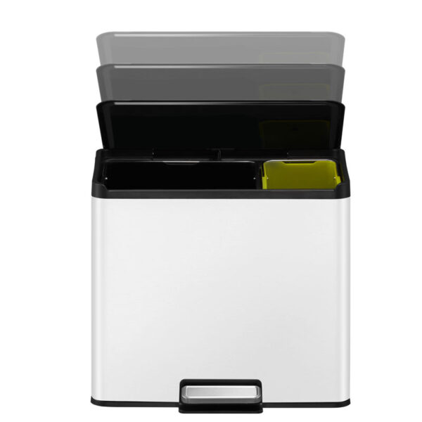 Essential 2 Recycler pedaalemmer 20+9 liter wit - VB 822829 - Afbeelding 6