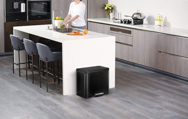 Essential 2 Recycler pedaalemmer 9+9+9 liter zwart - VB 822851 - Afbeelding 6