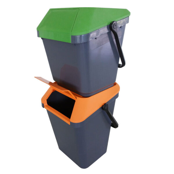 EasyMax 35 liter grijs, groen - VB 187836 - Afbeelding 2