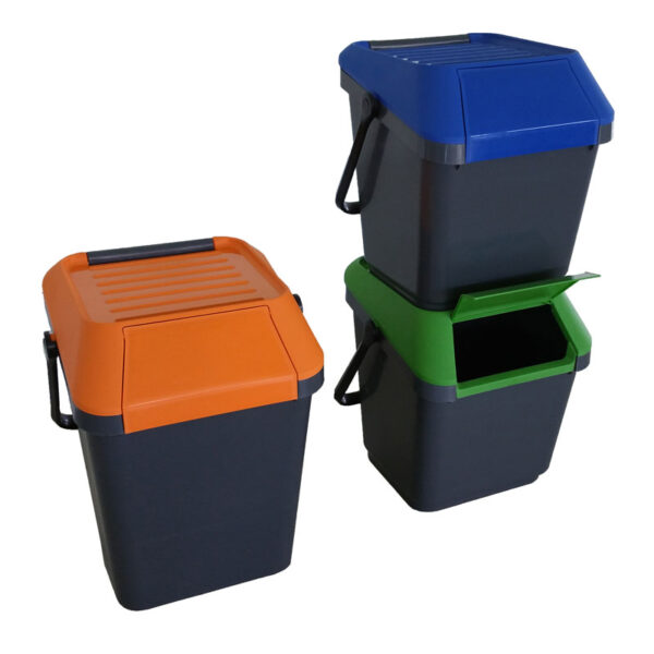 EasyMax 35 liter grijs, groen - VB 187836 - Afbeelding 4