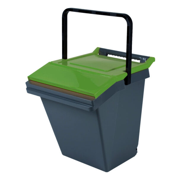 Easytech 40 liter grijs, groen - VB 188031