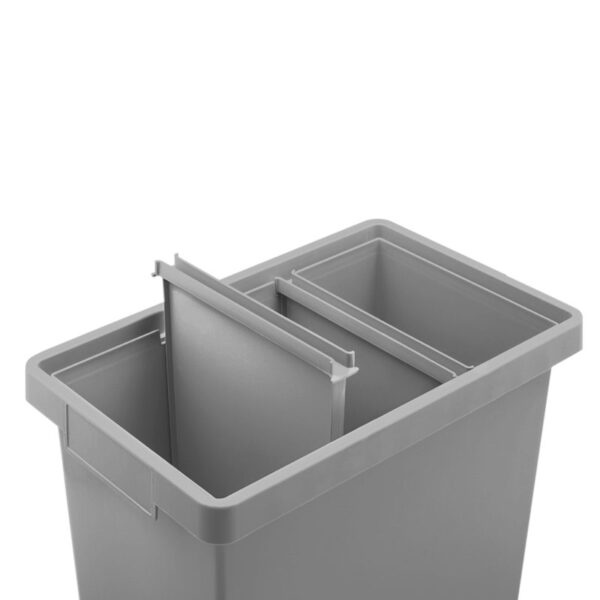 Polymax afvalscheidingsbak 40 liter grijs, groen, geel, blauw - VB 188147 - Afbeelding 4