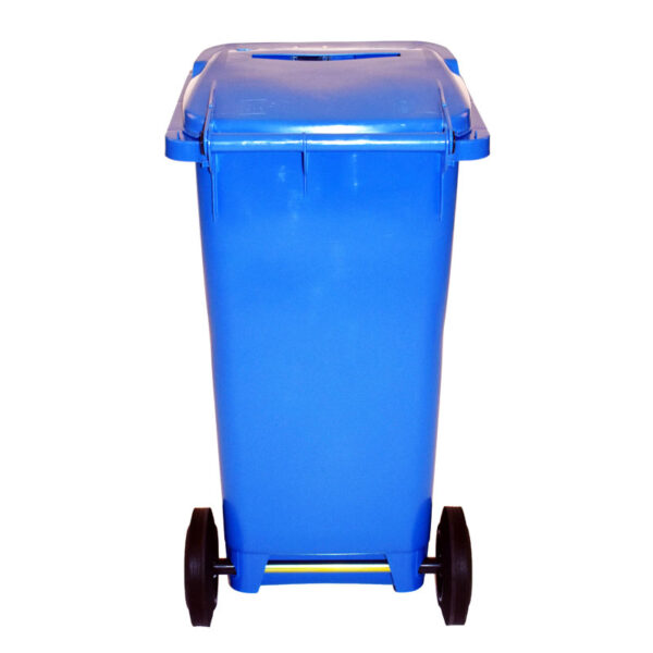 Container met papiergleuf en slot blauw - VB 120400 - Afbeelding 5
