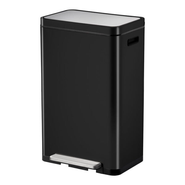 X-Cube pedaalemmer 30 liter zwart glanzend, mat RVS - VB 936830 - Afbeelding 2