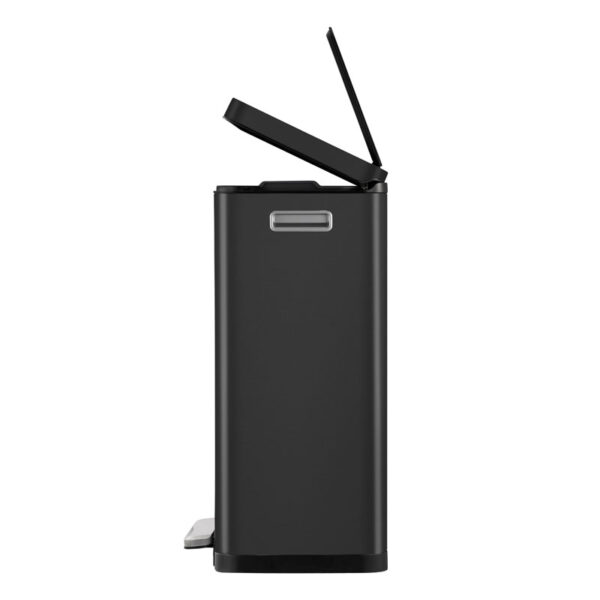 X-Cube pedaalemmer 30 liter zwart glanzend, mat RVS - VB 936830 - Afbeelding 5