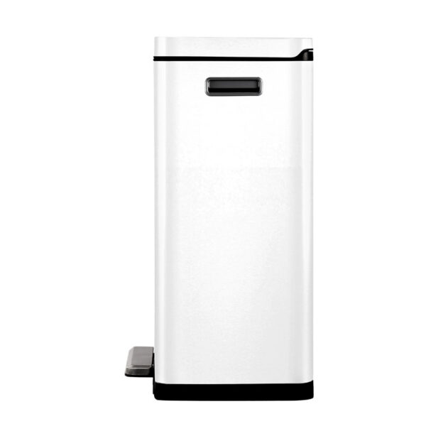 X-Cube pedaalemmer 45 liter wit, mat RVS - VB 936845 - Afbeelding 4
