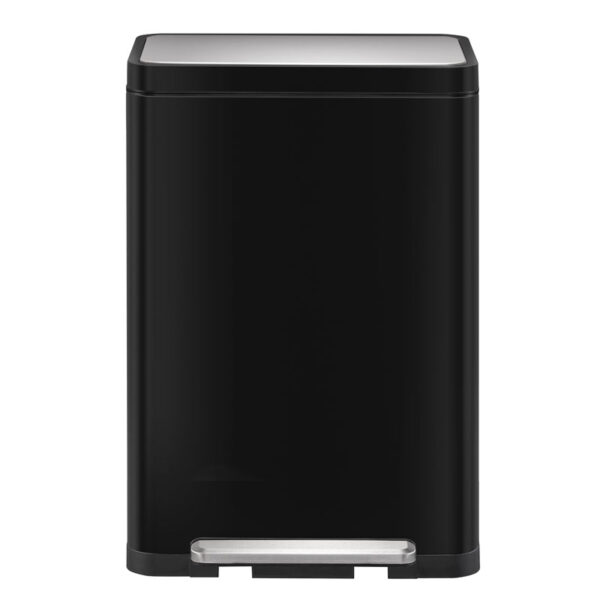 X-Cube pedaalemmer 45 liter zwart glanzend, mat RVS - VB 936845
