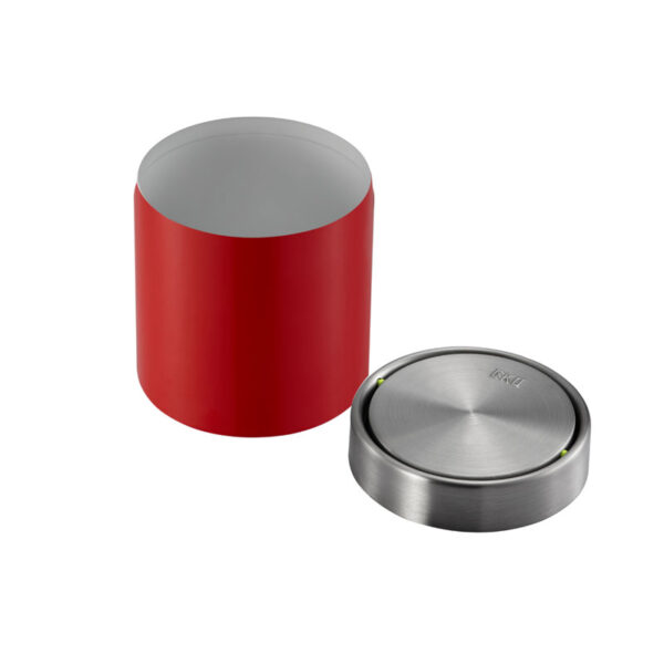Fandy Tafelafvalbak 1,5 liter rood, mat RVS - VB 920474 - Afbeelding 4