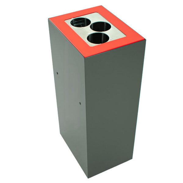 Modulaire afvalscheidingsunit 60 liter donkergrijs - VB 191239 - Afbeelding 4