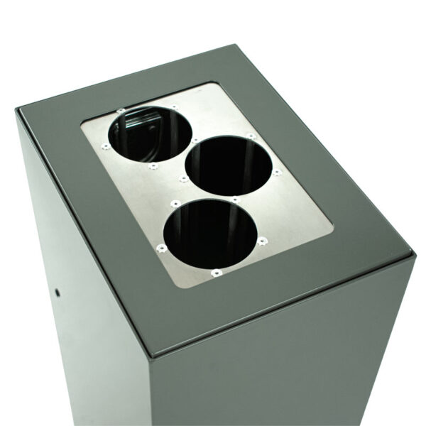 Modulaire afvalscheidingsunit 60 liter donkergrijs - VB 191239 - Afbeelding 6