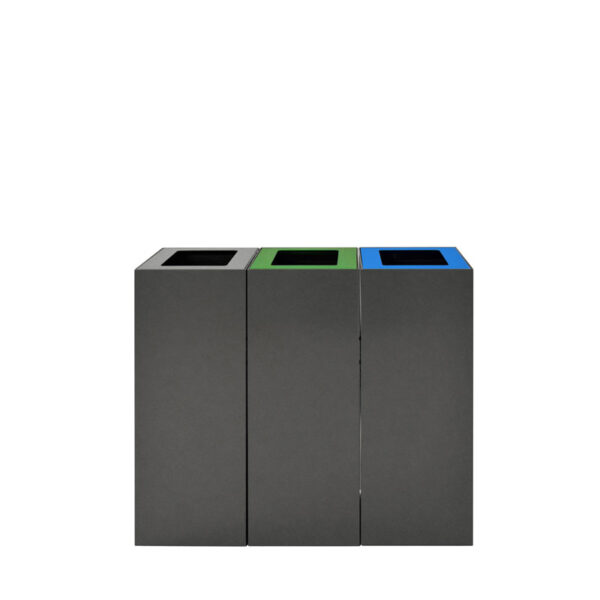 Modulaire afvalscheidingsunit 60 liter donkergrijs - VB 191239 - Afbeelding 9