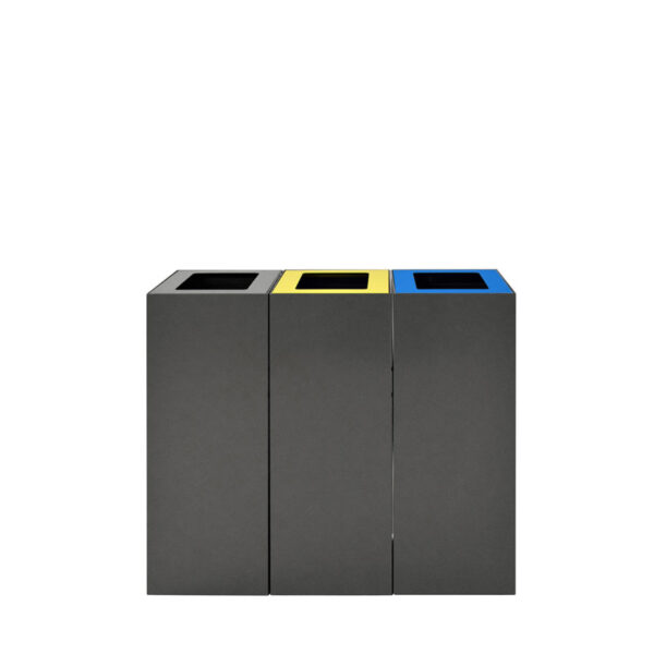 Modulaire afvalscheidingsunit 60 liter donkergrijs - VB 191239 - Afbeelding 10