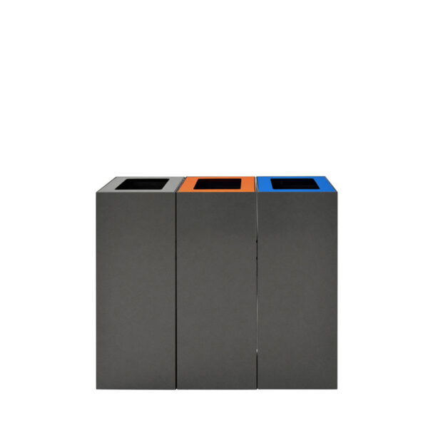 Modulaire afvalscheidingsunit 60 liter donkergrijs - VB 191239 - Afbeelding 11