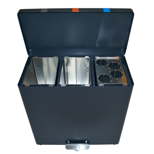 RecycloKick 3 3x34 liter grafietgrijs - VB 191390 - Afbeelding 9