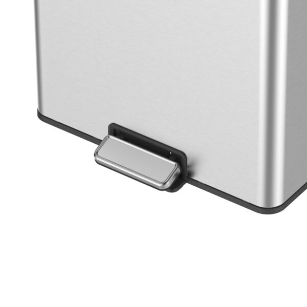 Essential Recycler pedaalemmer 20+20 liter mat RVS - VB 822840 - Afbeelding 5