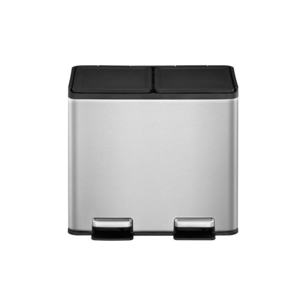 Essential splitted Recycler pedaalemmer 10+10 liter mat RVS - VB 822920 - Afbeelding 4