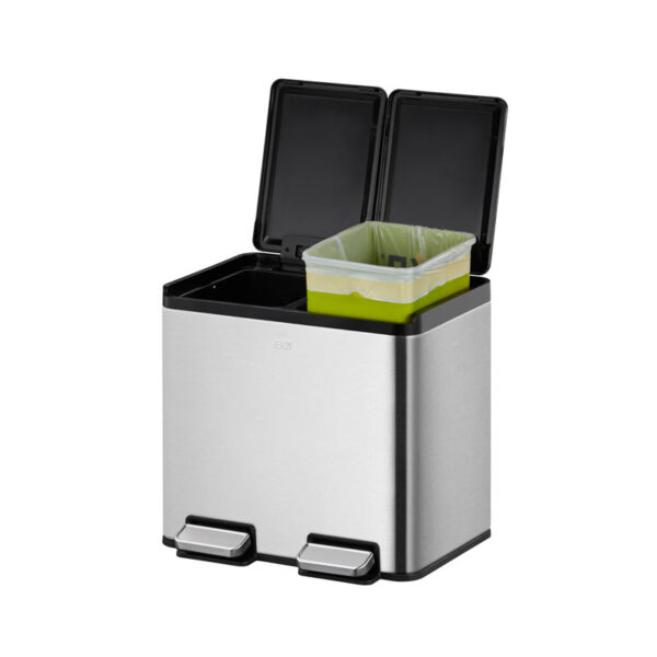 Essential splitted Recycler pedaalemmer 10+10 liter mat RVS - VB 822920 - Afbeelding 6