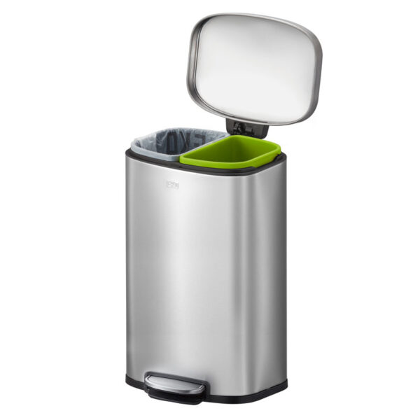 Oli-Cube Recycler pedaalemmer 20+20 liter mat RVS - VB 823640 - Afbeelding 2