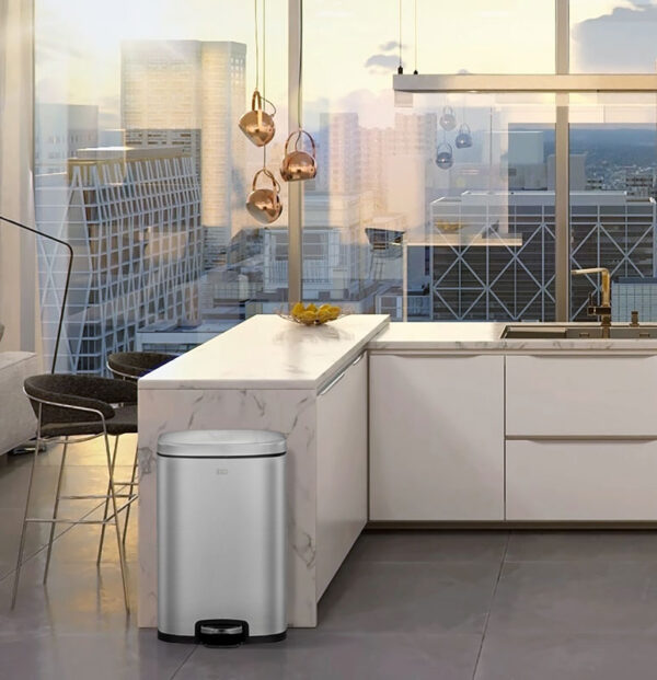Oli-Cube Recycler pedaalemmer 20+20 liter mat RVS - VB 823640 - Afbeelding 4