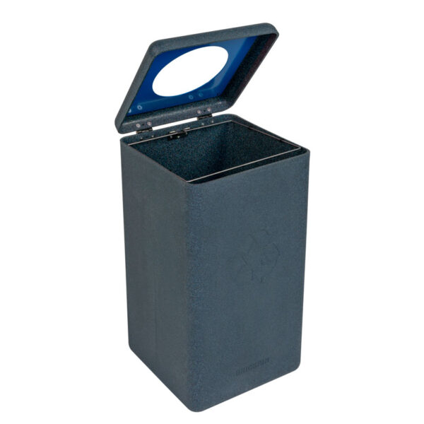 Circulaire Afvalbak Paper 65 liter grijs, blauw - VB 192380 - Afbeelding 4