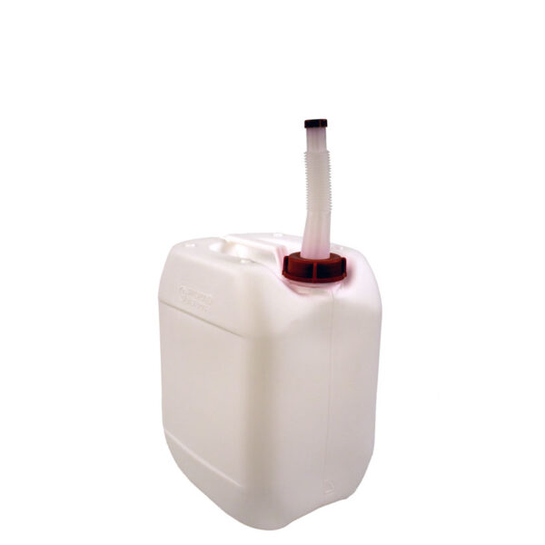 Jerrycan met Schenktuit 5 liter wit - VB 192700