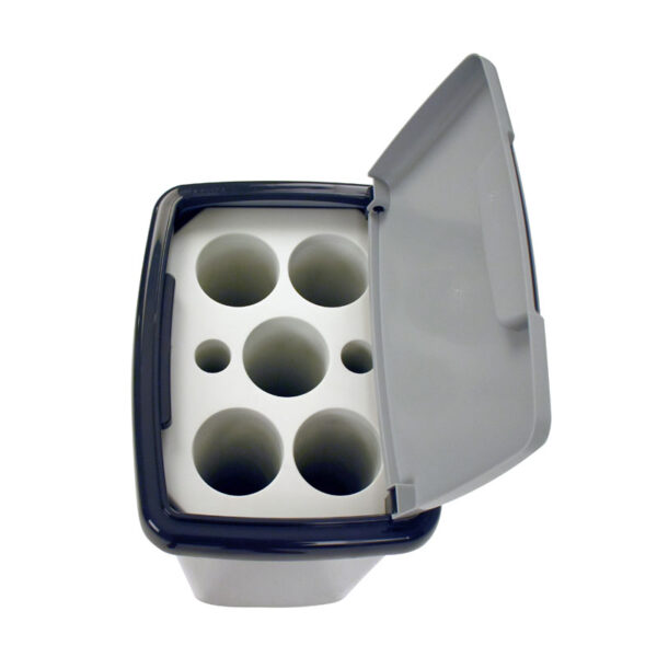 Bekerbak 5-gaats 50 liter grijs - VB 192755 - Afbeelding 2