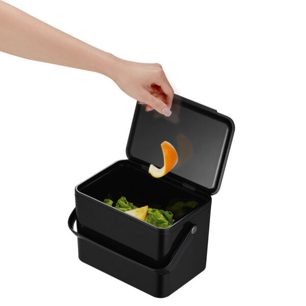 Deco Food Waste Caddy 4 liter Zwart - VB 601004 - Afbeelding 7