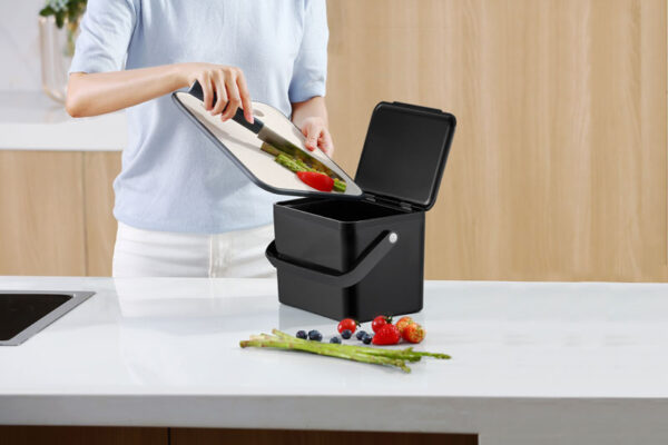 Deco Food Waste Caddy 4 liter Zwart - VB 601004 - Afbeelding 9