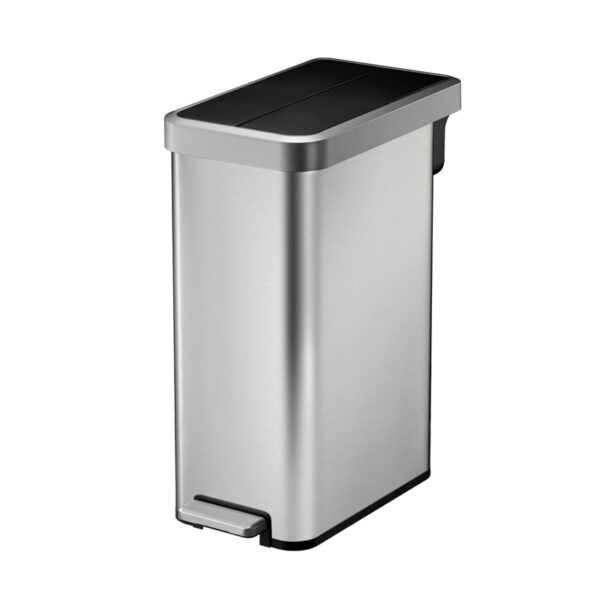Ecofly II Pedaalemmer 45 liter mat RVS, zwart - VB 928245