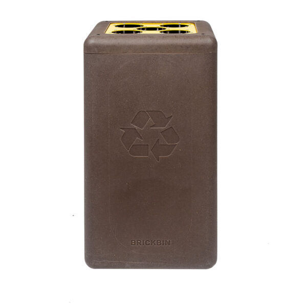 Circulaire Bekerbak gerecycled koffiedik Cups 65 liter bruin, geel - VB 193882 - Afbeelding 2