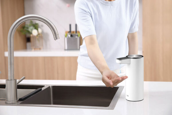 Aroma Smart Deluxe Zeepdispenser wit, mat RVS - VB 618803 - Afbeelding 4