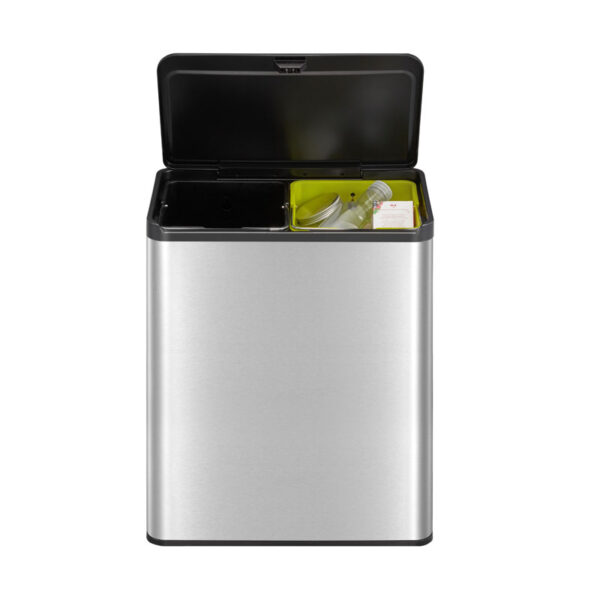 Essential Touch Recycler 20+20 liter mat RVS, zwart - VB 811840 - Afbeelding 2
