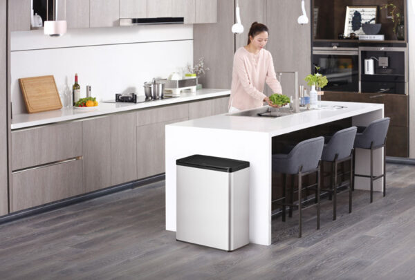 Essential Touch Recycler 20+20 liter mat RVS, zwart - VB 811840 - Afbeelding 7