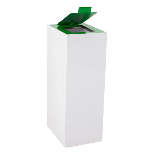 Top met klepdeksel voor modulaire afvalscheidingsunit 60 liter groen - VB 946710 - Afbeelding 7