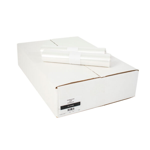 Afvalzakken 60x80x0.035 transparant 20x20/ds - 196630