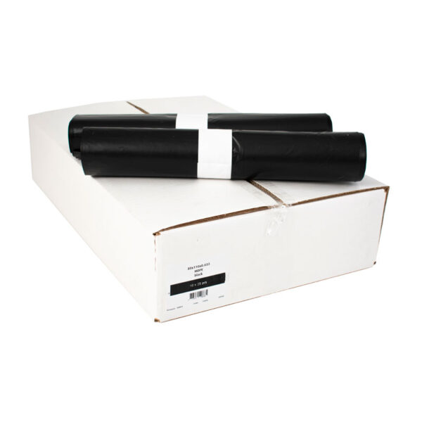 Afvalzakken 80x110x0.033 zwart - 80x110x0.033