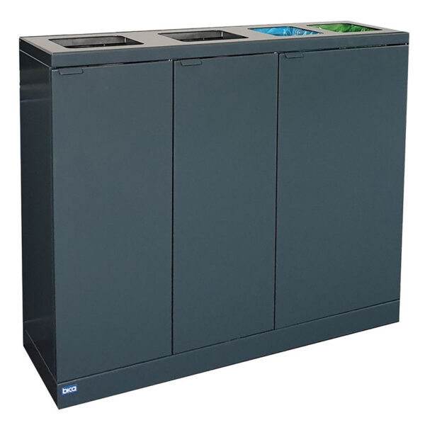 Bica 950 Afvalscheidingsunit 2x65+2x45 liter antraciet - VB 197378 - Afbeelding 2