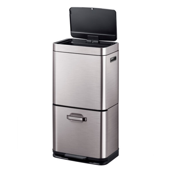 Himalaya Recycler Sensor Bin 35+25 liter grijs, mat RVS - VB 933960 - Afbeelding 2