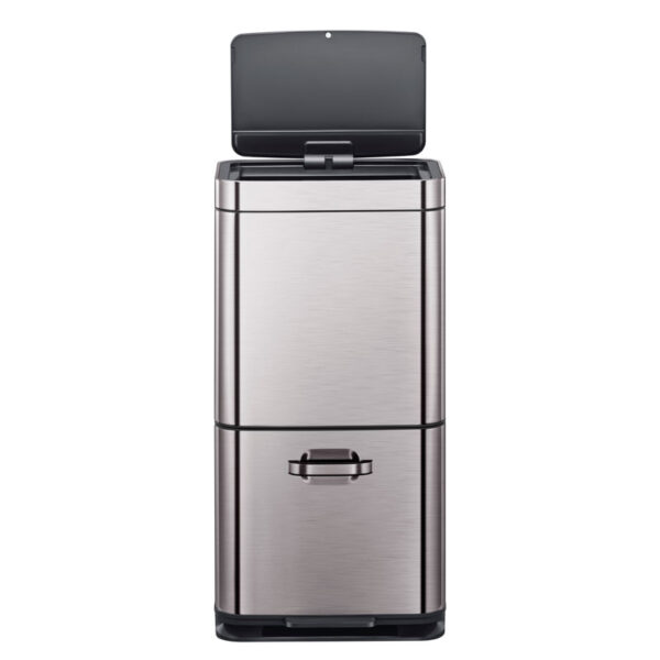Himalaya Recycler Sensor Bin 35+25 liter grijs, mat RVS - VB 933960 - Afbeelding 4