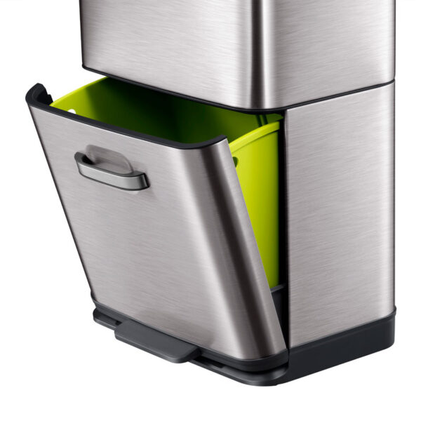 Himalaya Recycler Sensor Bin 35+25 liter grijs, mat RVS - VB 933960 - Afbeelding 7