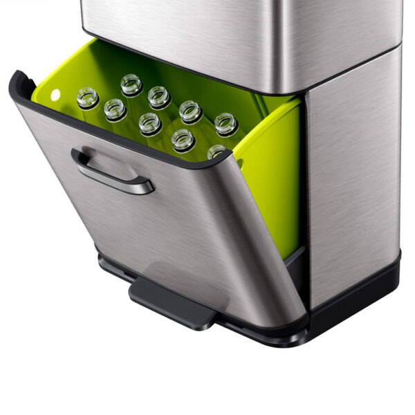 Himalaya Recycler Sensor Bin 35+25 liter grijs, mat RVS - VB 933960 - Afbeelding 8