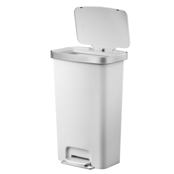 Hana pedaalemmer 45 liter wit - VB 626645 - Afbeelding 2